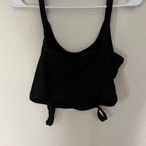 Black crop top